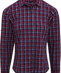 Popeline Bluse langarm "Sidehill" Premier | PR 356