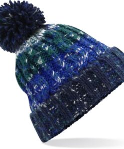 Strickmütze mit Pompon "Corkscrew" Beechfield | B 486