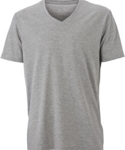 Herren V-Ausschnitt Melange T-Shirt Daiber | JN 974
