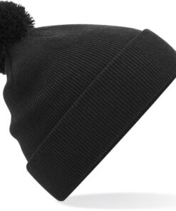 Kinder Strickmütze mit Pompon Beechfield | B 426B