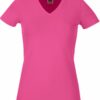 Damen Stretch V-Ausschnitt T-Shirt F.O.L. | Lady-Fit V-Neck T