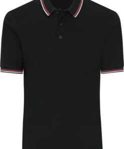 Schweres Herren Piqué Polo mit Kontraststreifen Daiber | JN 1306