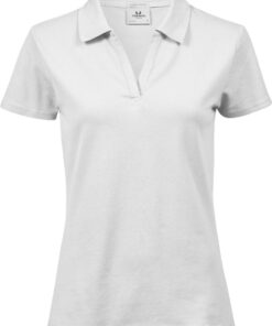 Damen V-Ausschnitt Luxury Stretch Piqué Polo Tee Jays | TJ 1409
