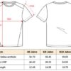 Kinder Kontrast Sport Shirt Kariban ProAct | PA 4016 Grössentabelle