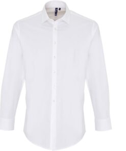 Popeline Stretch Hemd langarm Premier | PR 244