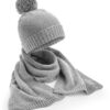 Geschenkset mit Strickmütze und Schal Beechfield | B 401