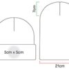 Circular Patch Beanie Beechfield | B 446 Grössentabelle