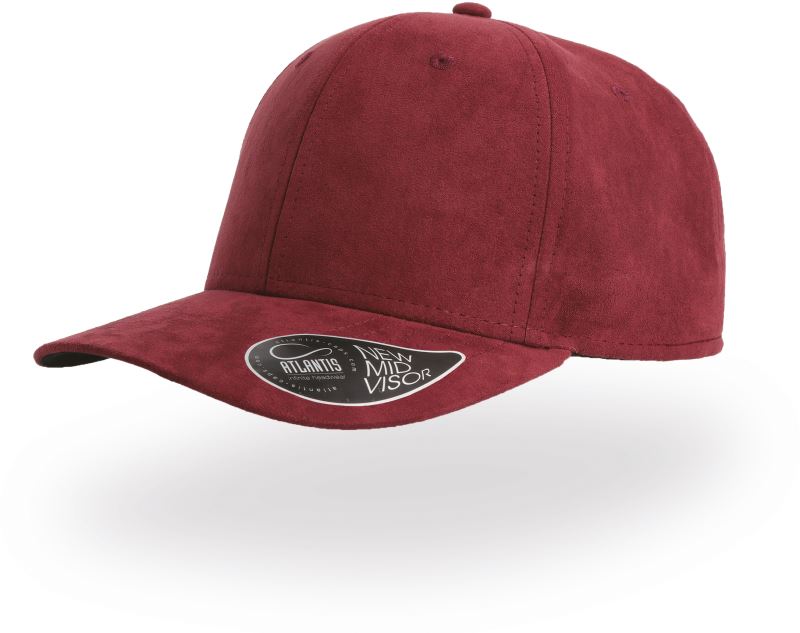 6 Panel Kappe Velourleder-Optik Atlantis | Fam
