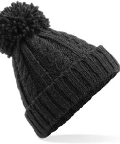 Melange Strickmütze mit Pompon Beechfield | B 480