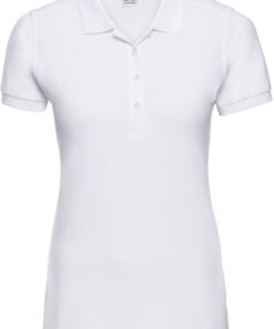 Damen Stretch Piqué Polo Russell Athletic | 566F