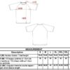 Baseball T-Shirt Kariban | K 330 Grössentabelle
