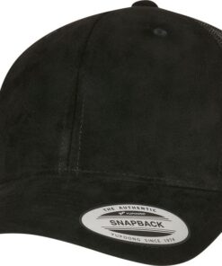 6 Panel Trucker Kappe "Suede" Flexfit | 6606SU