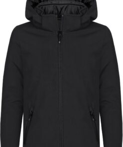 Wattierte Kinder Kapuzen Softshell Jacke Clique | Padded Hooded Softshell Junior