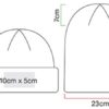 Strickmütze Beechfield | B 386 Grössentabelle
