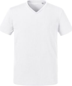 Herren Bio V-Ausschnitt T-Shirt Russell Athletic | 103M