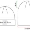 Patch Beanie Beechfield | B 337R Grössentabelle