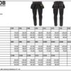 Herren Stretch Workwear Hose ProJob | 5551 Waistpant Stretch (44-60) Grössentabelle