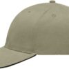 Gebürstete leichte 6 Panel Sandwich Kappe Daiber | MB 6541
