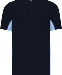 2-farbiges Piqué Polo "Flag" Kariban | K 232