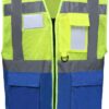 hi vis yellow/royal blue