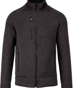 Herren Melange Strickfleece Jacke Kariban | K 9106