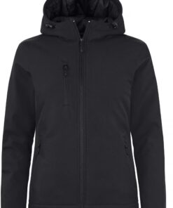 Wattierte Damen Kapuzen Softshell Jacke Clique | Padded Hooded Softshell Women