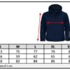 Gefütterte Workwear Softshell Jacke ProJob | 3407 Padded Jacket Grössentabelle