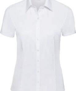 Herringbone Bluse kurzarm Russell Athletic | 963F