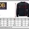 Schwerer Doubleface Workwear Sweater ProJob | 2127 Sweatshirt Roundneck Grössentabelle