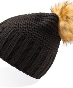 Strickmütze mit Pompon "Monte Bianco" Atlantis | Monte Bianco