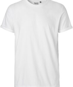 Herren Bio T-Shirt mit Umschlag Neutral | O 60012