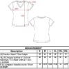 Damen V-Ausschnitt T-Shirt Kariban | K 381 Grössentabelle
