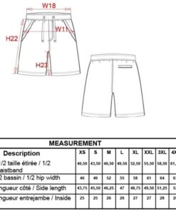 Sweat Shorts Kariban | K 710 Grössentabelle