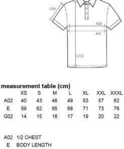 Damen Piqué Polo "Superior" Promodoro | 4005 Grössentabelle