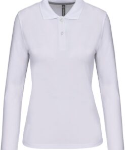 Damen Piqué Polo langarm Kariban | K 244