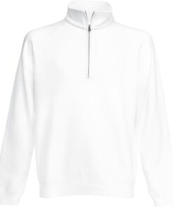 Sweater mit 1/4 Zip F.O.L. | Premium Zip Neck Sweat