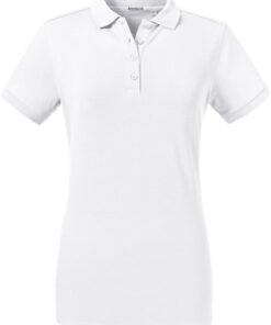 Damen Stretch Piqué Polo Russell Athletic | 567F