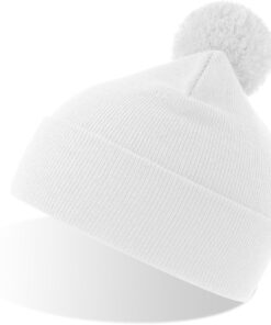 Strickmütze mit Pompon Atlantis | Wind-S Pompom