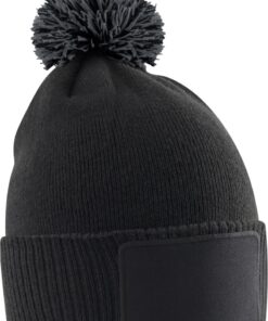 Kinder Strickmütze mit Pompon "Snowstar" Beechfield | B 443B