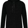 Herren Melange Kapuzen Strickfleece Jacke Kariban ProAct | PA 365